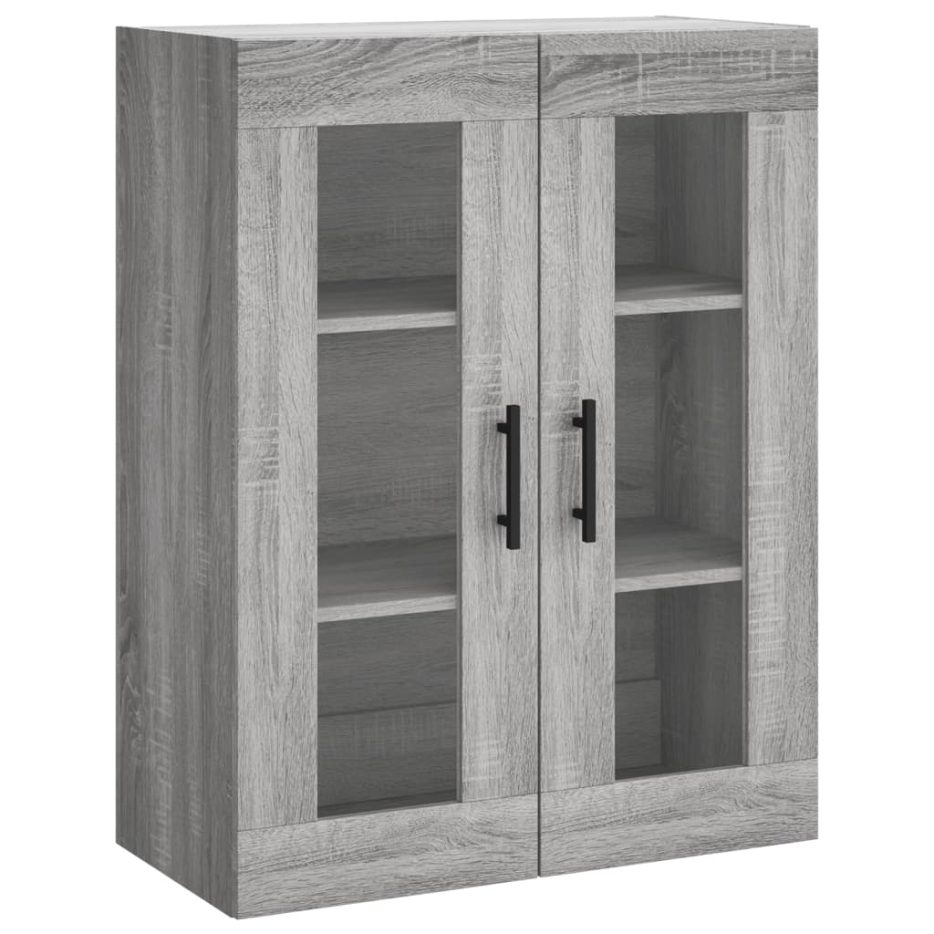 Highboard Grå Sonoma 69,5x34x180 cm Træmateriale