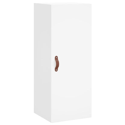 Highboard Hvid 34,5x34x180 cm Træmateriale
