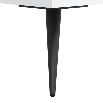 Highboard Hvid 34,5x34x180 cm Træmateriale