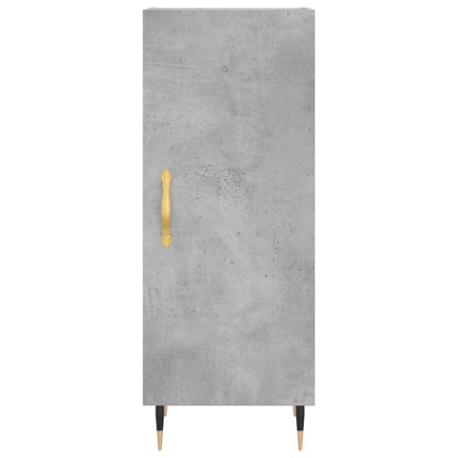 Highboard Beton Grå 34,5x34x180 cm Træmateriale
