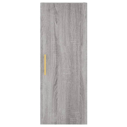 Highboard Grau Sonoma 34,5x34x180 cm Holzwerkstoff