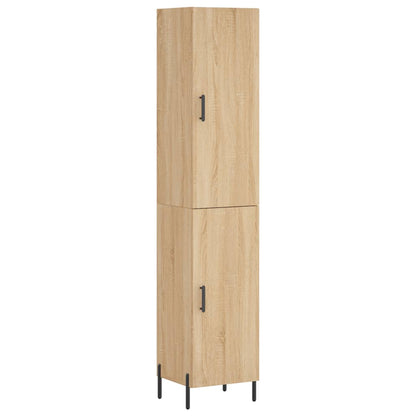 Highboard Sonoma-Eiche 34,5x34x180 cm Holzwerkstoff