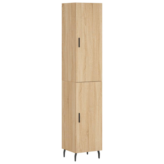 Highboard Sonoma-Eiche 34,5x34x180 cm Holzwerkstoff