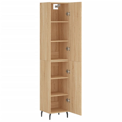 Highboard Sonoma-Eiche 34,5x34x180 cm Holzwerkstoff