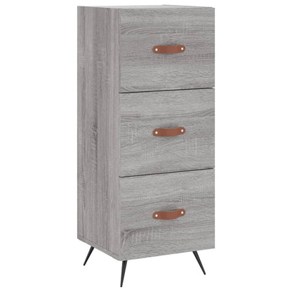 Highboard Grå Sonoma 34,5x34x180 cm Træmateriale