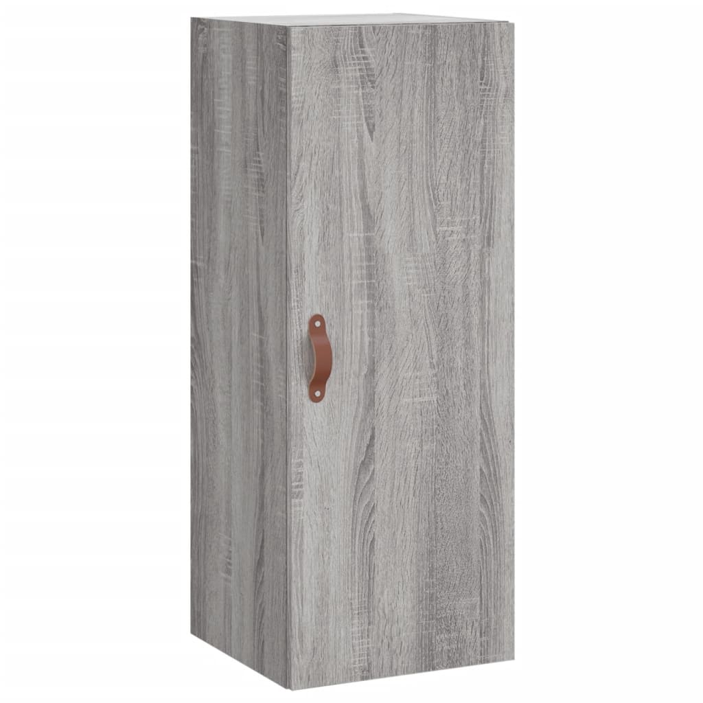 Highboard Grå Sonoma 34,5x34x180 cm Træmateriale