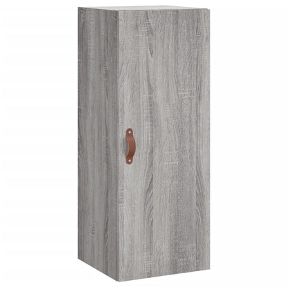 Highboard Grå Sonoma 34,5x34x180 cm Træmateriale