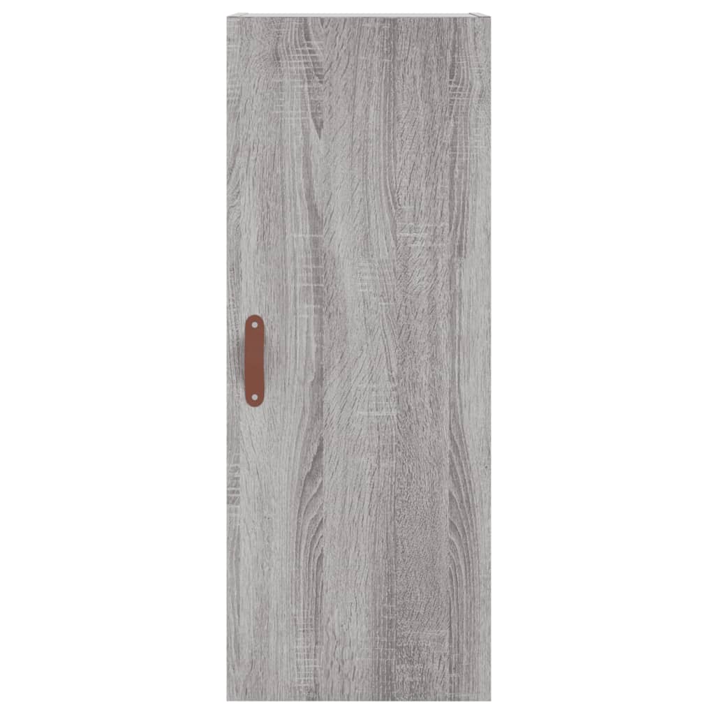 Highboard Grå Sonoma 34,5x34x180 cm Træmateriale