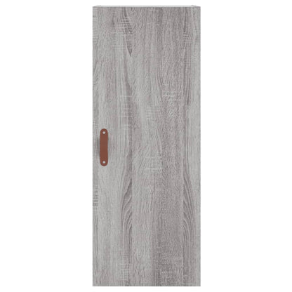 Highboard Grå Sonoma 34,5x34x180 cm Træmateriale