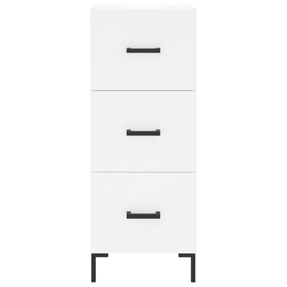 Highboard Weiß 34,5x34x180 cm Holzwerkstoff