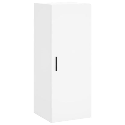 Highboard Weiß 34,5x34x180 cm Holzwerkstoff