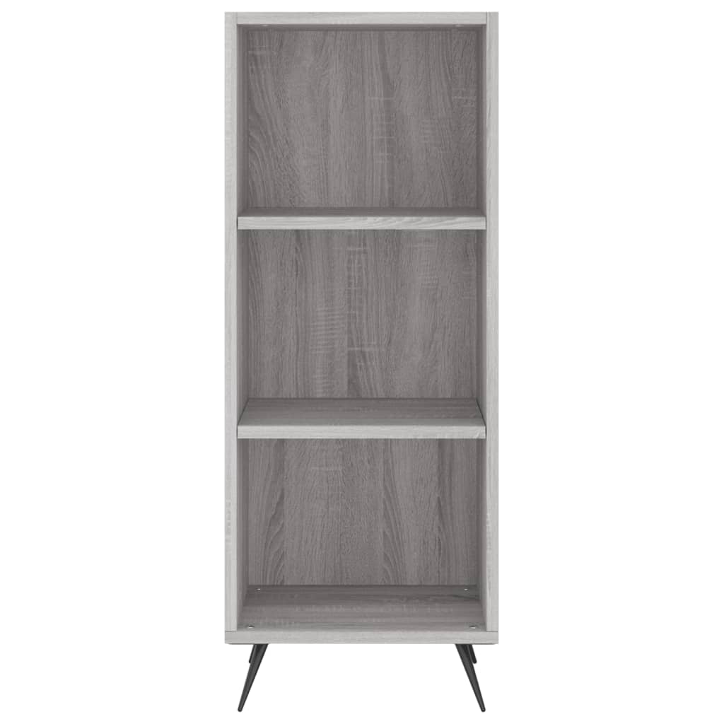 Highboard Grå Sonoma 34,5x34x180 cm Træmateriale