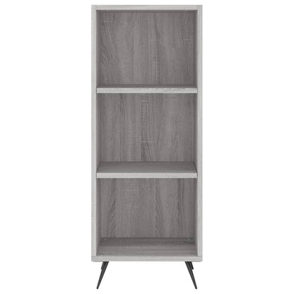 Highboard Grå Sonoma 34,5x34x180 cm Træmateriale