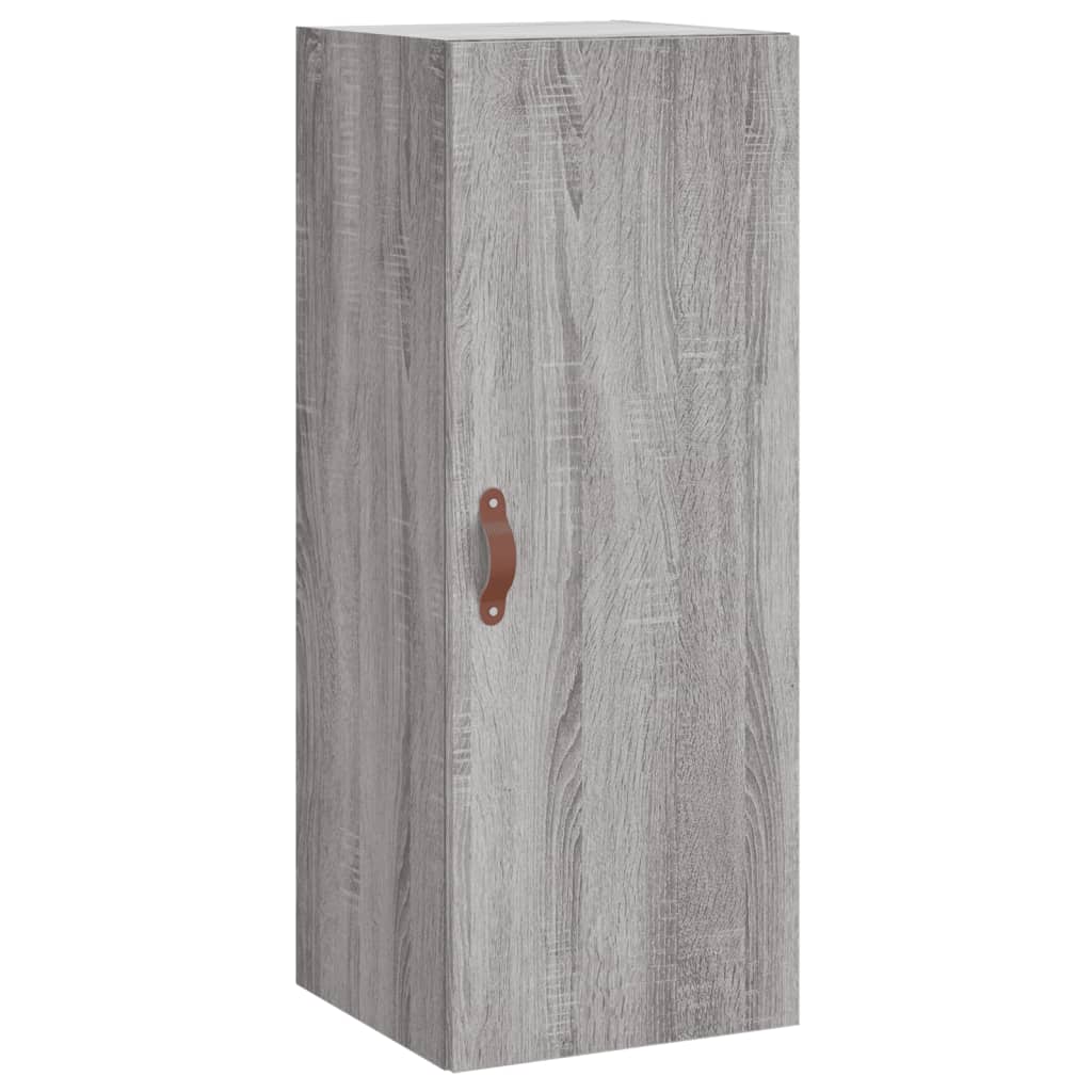 Highboard Grå Sonoma 34,5x34x180 cm Træmateriale