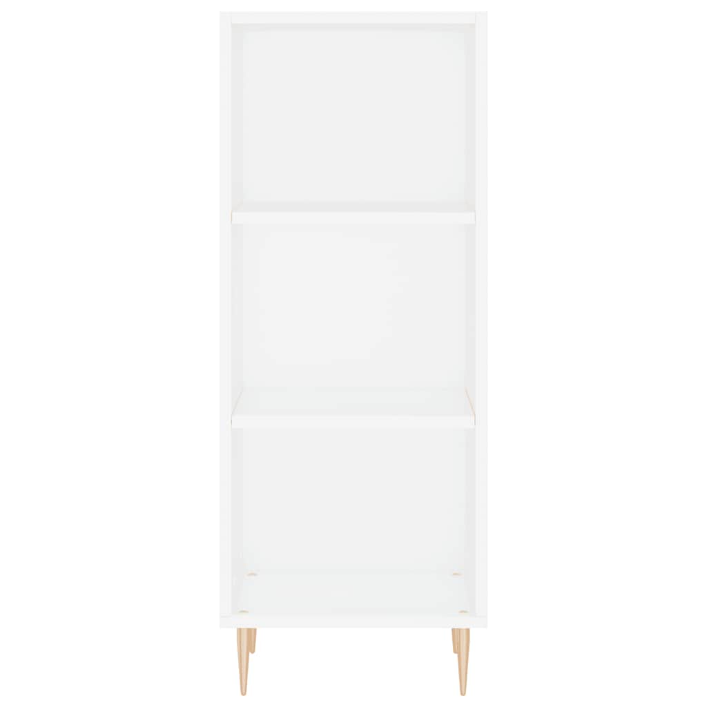Highboard Weiß 34,5x34x180 cm Holzwerkstoff