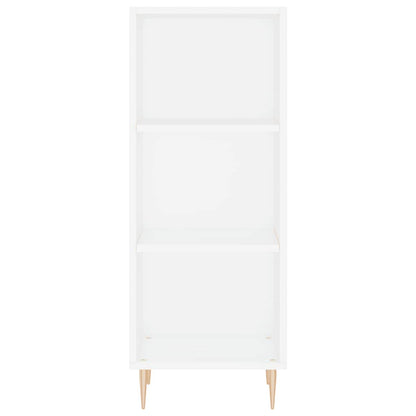 Highboard Weiß 34,5x34x180 cm Holzwerkstoff