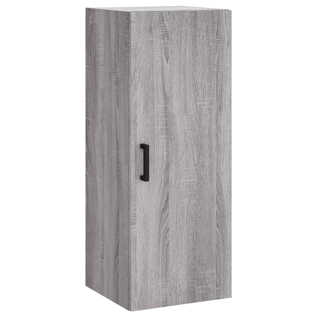Highboard Grå Sonoma 34,5x34x180 cm Træmateriale