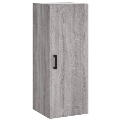 Highboard Grå Sonoma 34,5x34x180 cm Træmateriale
