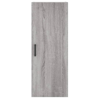 Highboard Grå Sonoma 34,5x34x180 cm Træmateriale