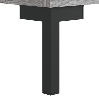 Highboard Grå Sonoma 34,5x34x180 cm Træmateriale