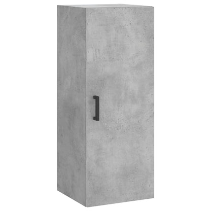 Highboard Beton Grå 34,5x34x180 cm Træmateriale