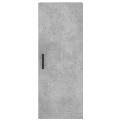 Highboard Beton Grå 34,5x34x180 cm Træmateriale