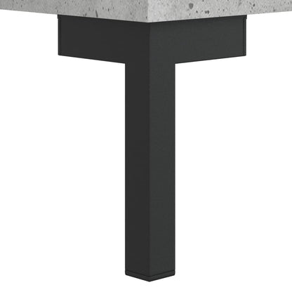 Highboard Beton Grå 34,5x34x180 cm Træmateriale