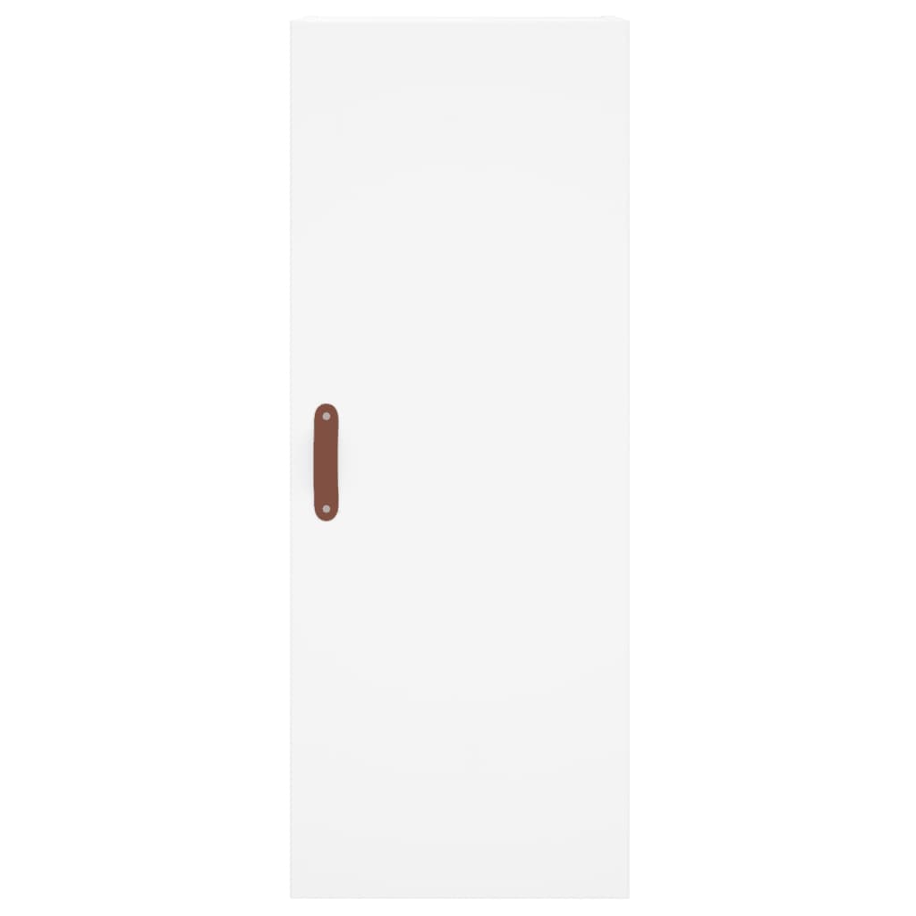 Highboard Hvid 34,5x34x180 cm Træmateriale