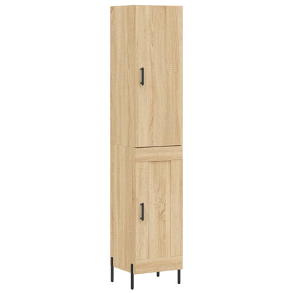 Highboard Sonoma-Eiche 34,5x34x180 cm Holzwerkstoff