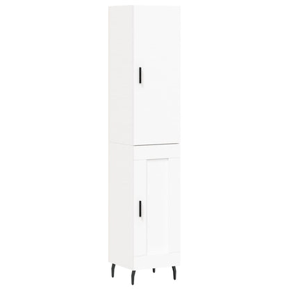 Highboard Weiß 34,5x34x180 cm Holzwerkstoff