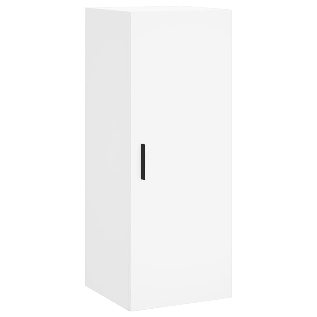 Highboard Weiß 34,5x34x180 cm Holzwerkstoff