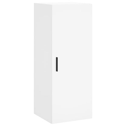Highboard Weiß 34,5x34x180 cm Holzwerkstoff