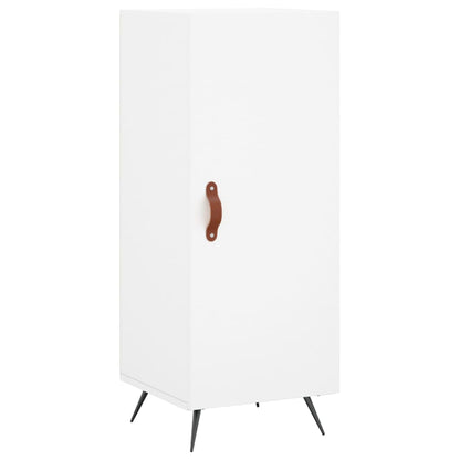 Highboard Hvid 34,5x34x180 cm Træmateriale