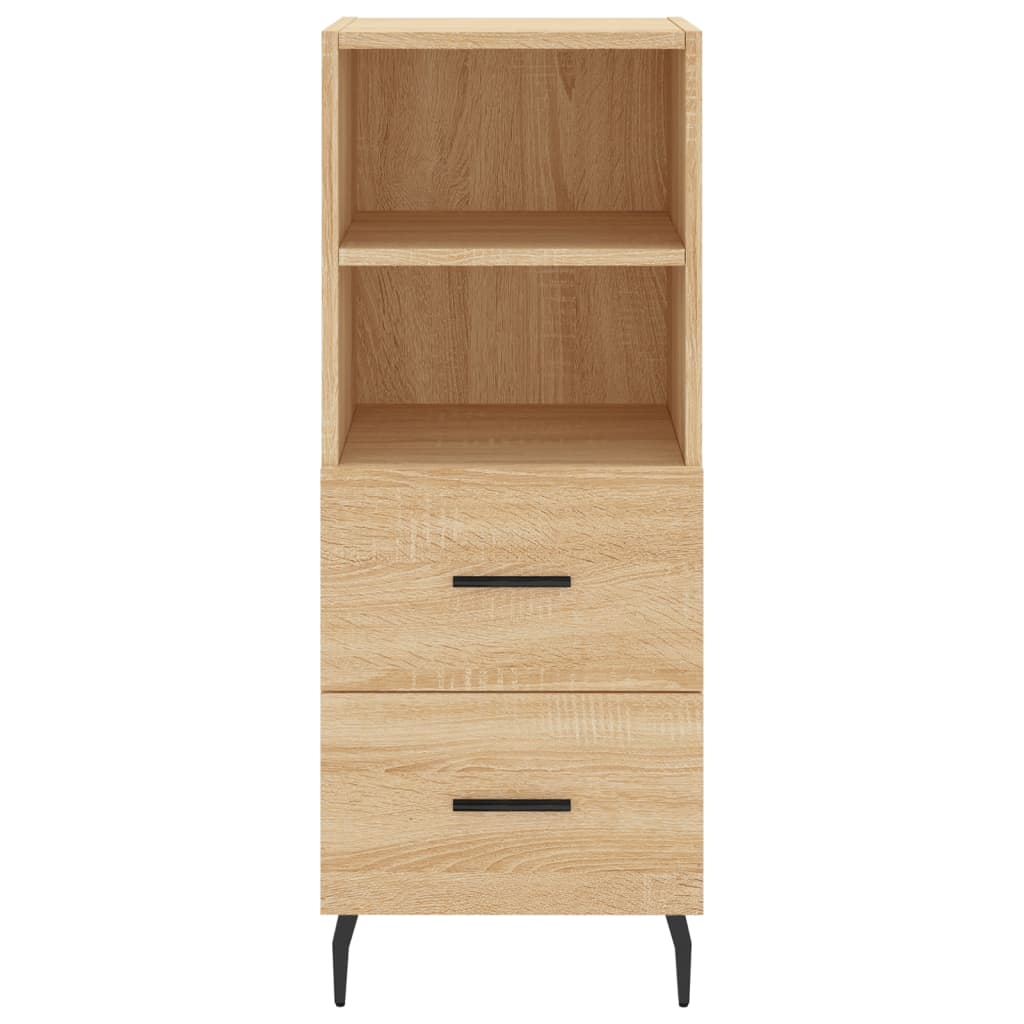 Highboard Sonoma-Eiche 34,5x34x180 cm Holzwerkstoff