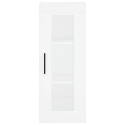 Highboard Weiß 34,5x34x180 cm Holzwerkstoff