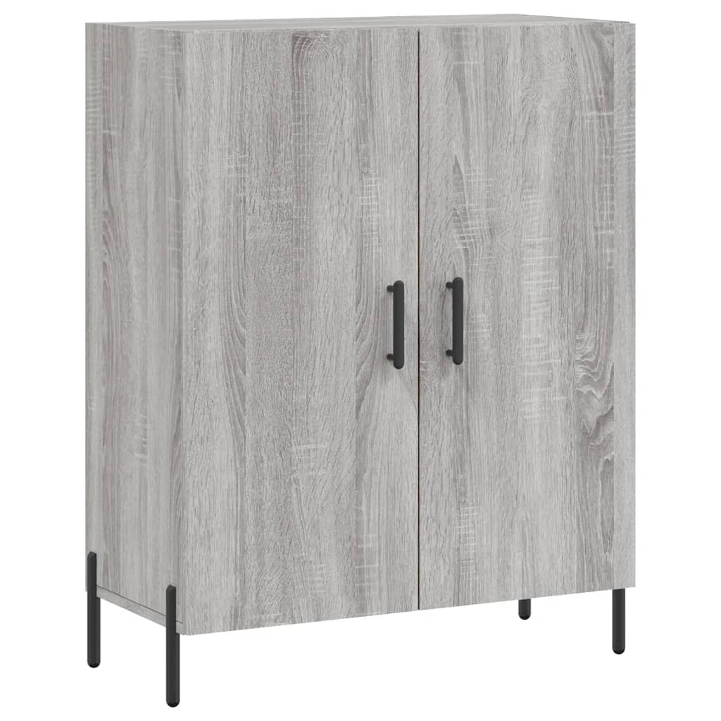 Highboard Grå Sonoma 69,5x34x180 cm træmateriale