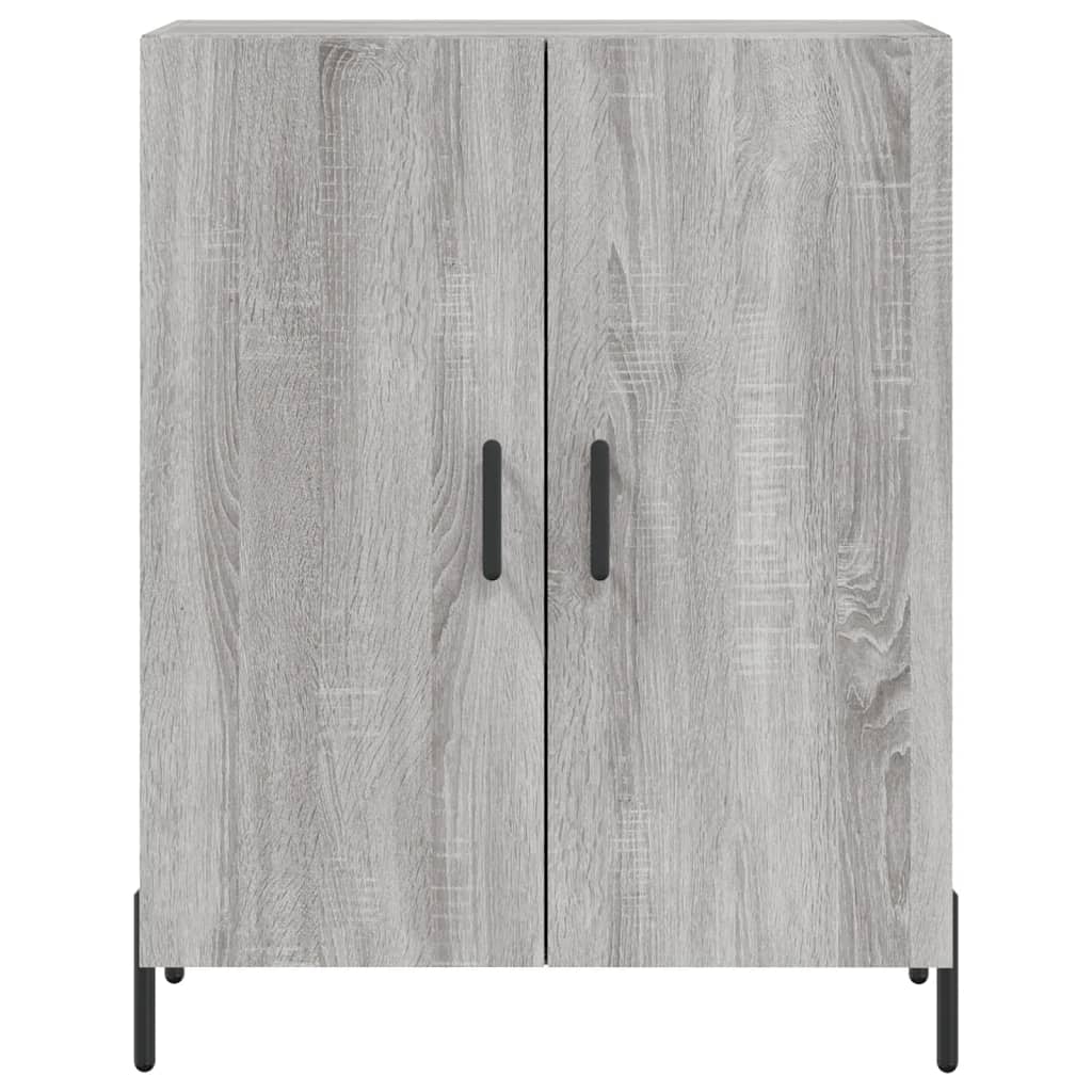 Highboard Grå Sonoma 69,5x34x180 cm træmateriale