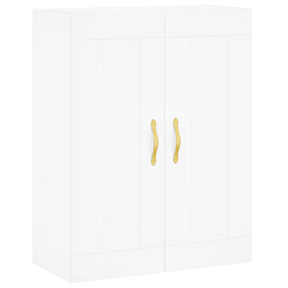 Highboard Weiß 69,5x34x180 cm Holzwerkstoff