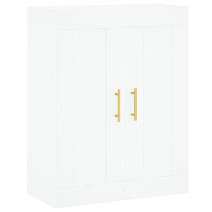Highboard Weiß 69,5x34x180 cm Holzwerkstoff