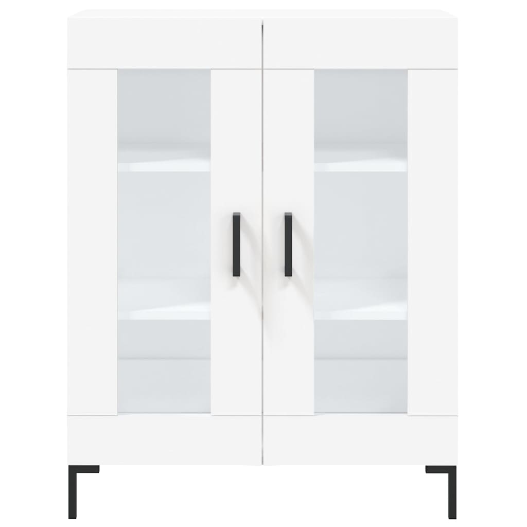 Highboard Weiß 69,5x34x180 cm Holzwerkstoff