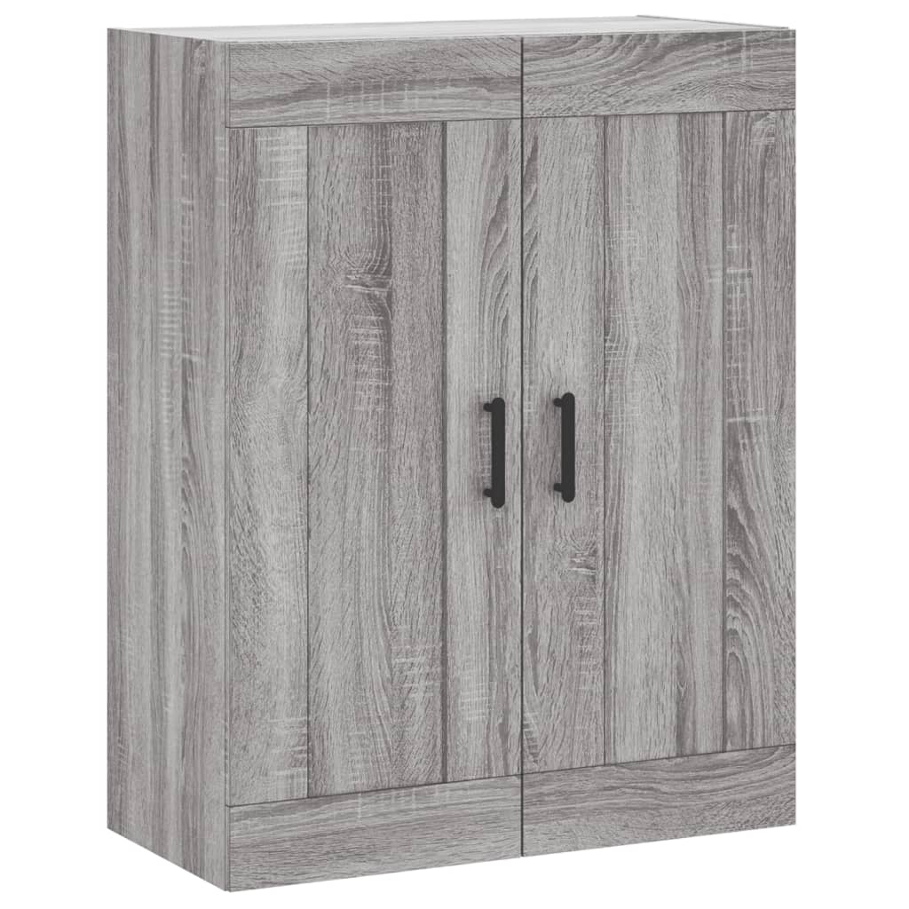 Highboard Grå Sonoma 69,5x34x180 cm Træmateriale