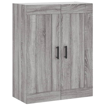 Highboard Grå Sonoma 69,5x34x180 cm Træmateriale