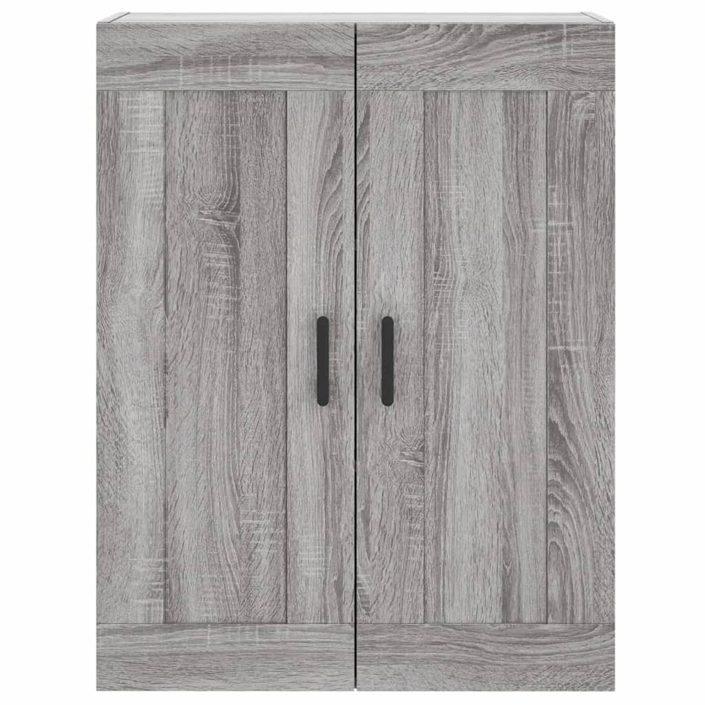 Highboard Grå Sonoma 69,5x34x180 cm Træmateriale