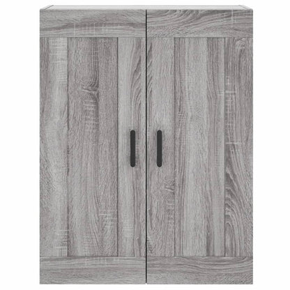 Highboard Grå Sonoma 69,5x34x180 cm Træmateriale