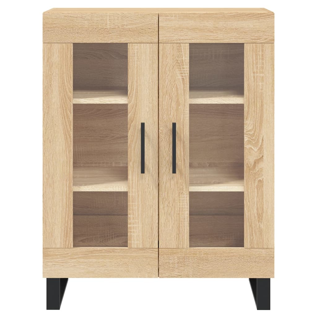 Highboard Sonoma-Eiche 69,5x34x180 cm Holzwerkstoff