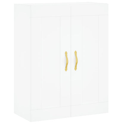 Highboard Weiß 69,5x34x180 cm Holzwerkstoff