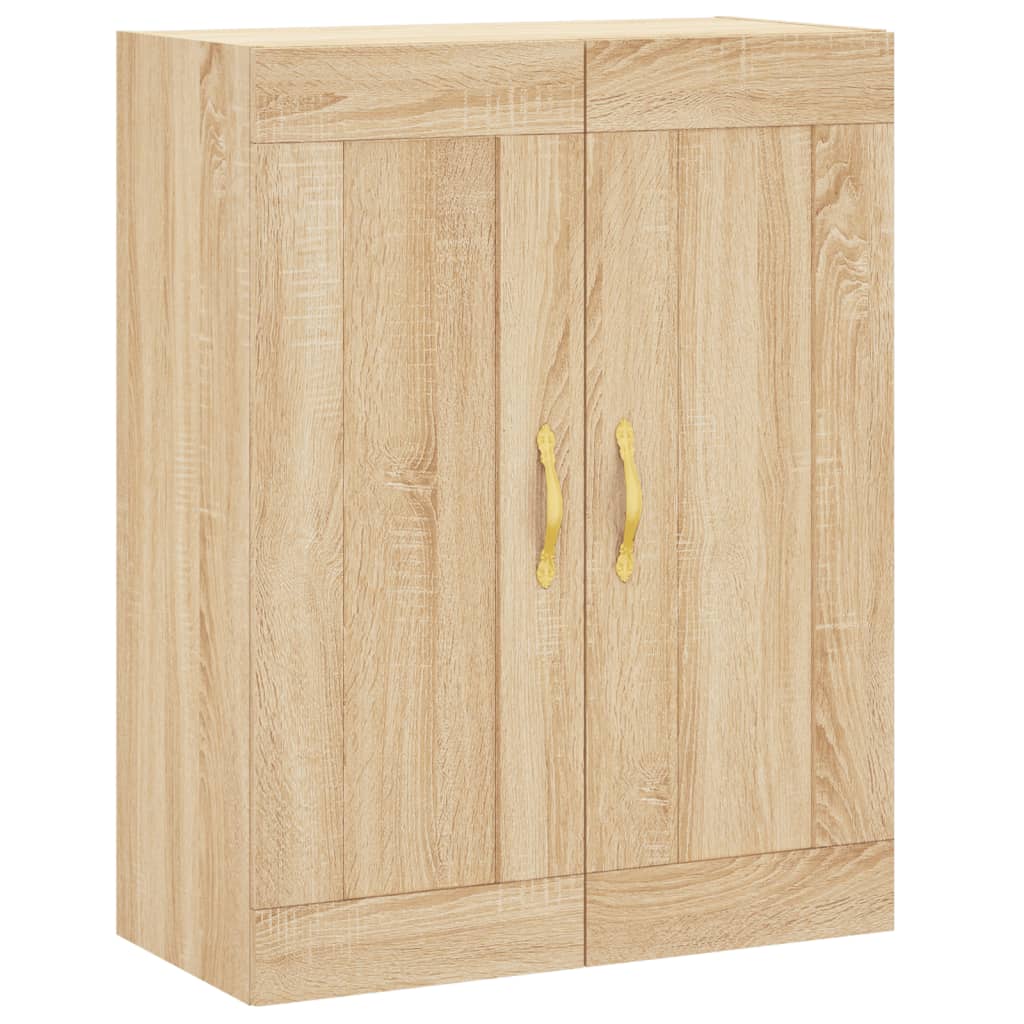 Highboard Sonoma-Eiche 69,5x34x180 cm Holzwerkstoff