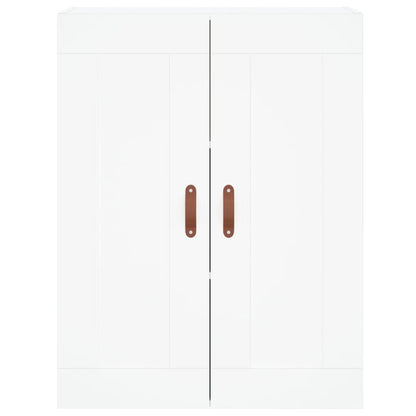 Highboard Weiß 69,5x34x180 cm Holzwerkstoff