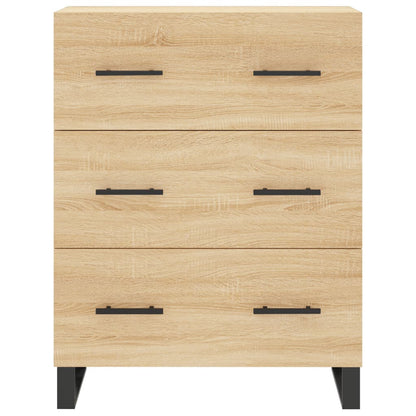 Highboard Sonoma-Eiche 69,5x34x180 cm Holzwerkstoff