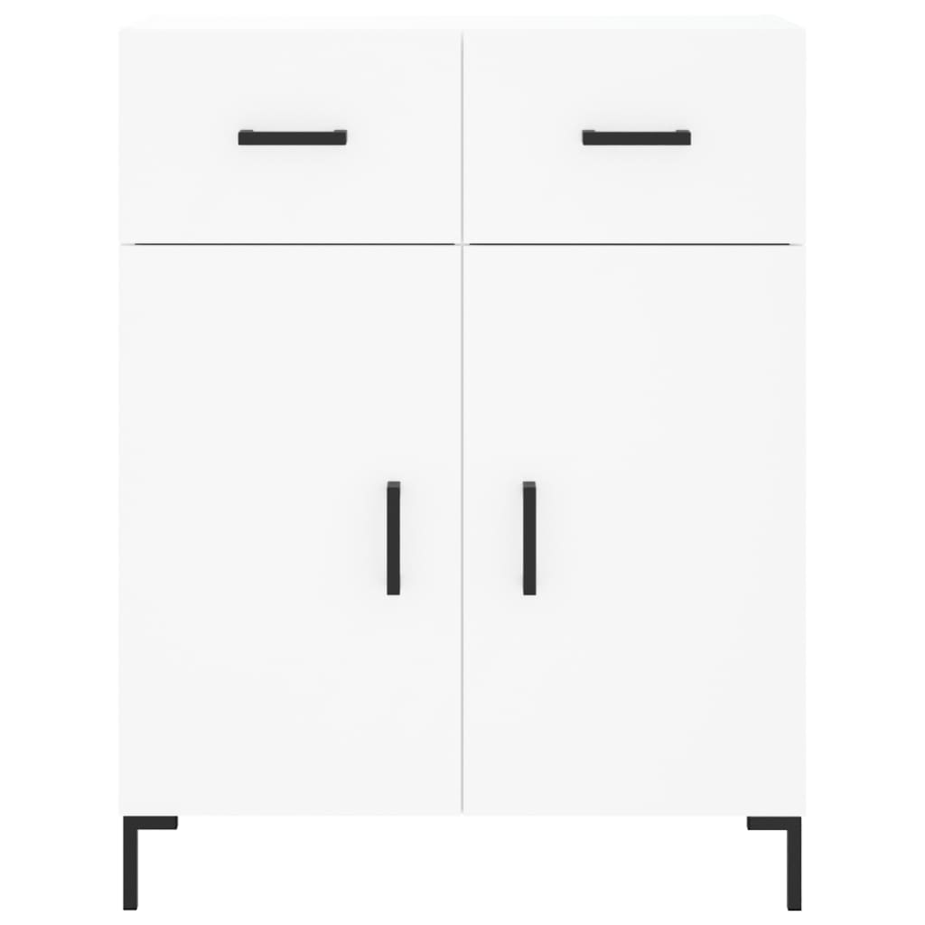 Highboard Weiß 69,5x34x180 cm Holzwerkstoff